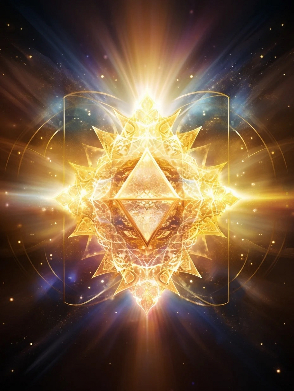 接收金色能量的绽放  鼓起勇气往自己最害怕的深处走去,与伤口在一起