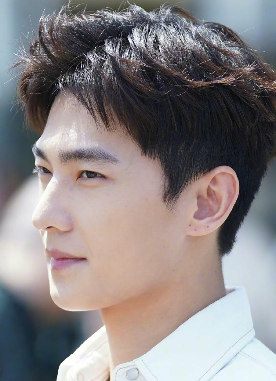 今天的杨洋,户外自然光高清相机怼脸,别的不说,32岁男性拥有这种肤质