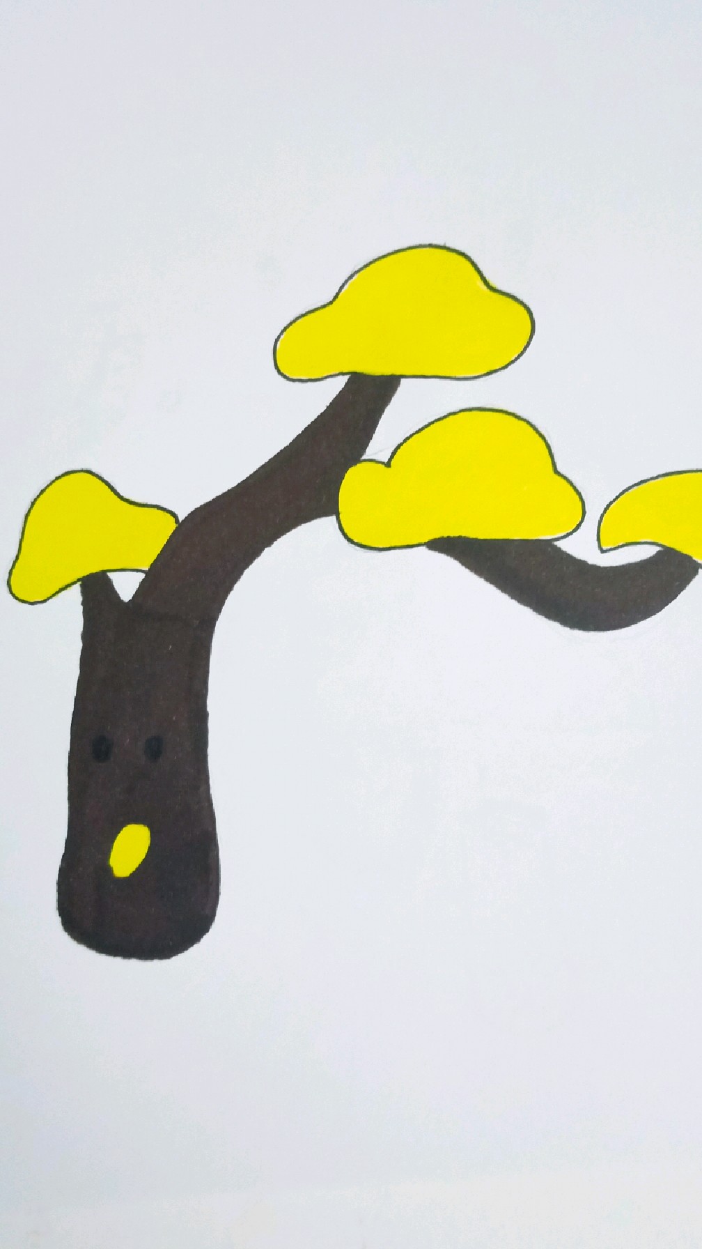 怎么画马克笔简笔画《松树》-度小视