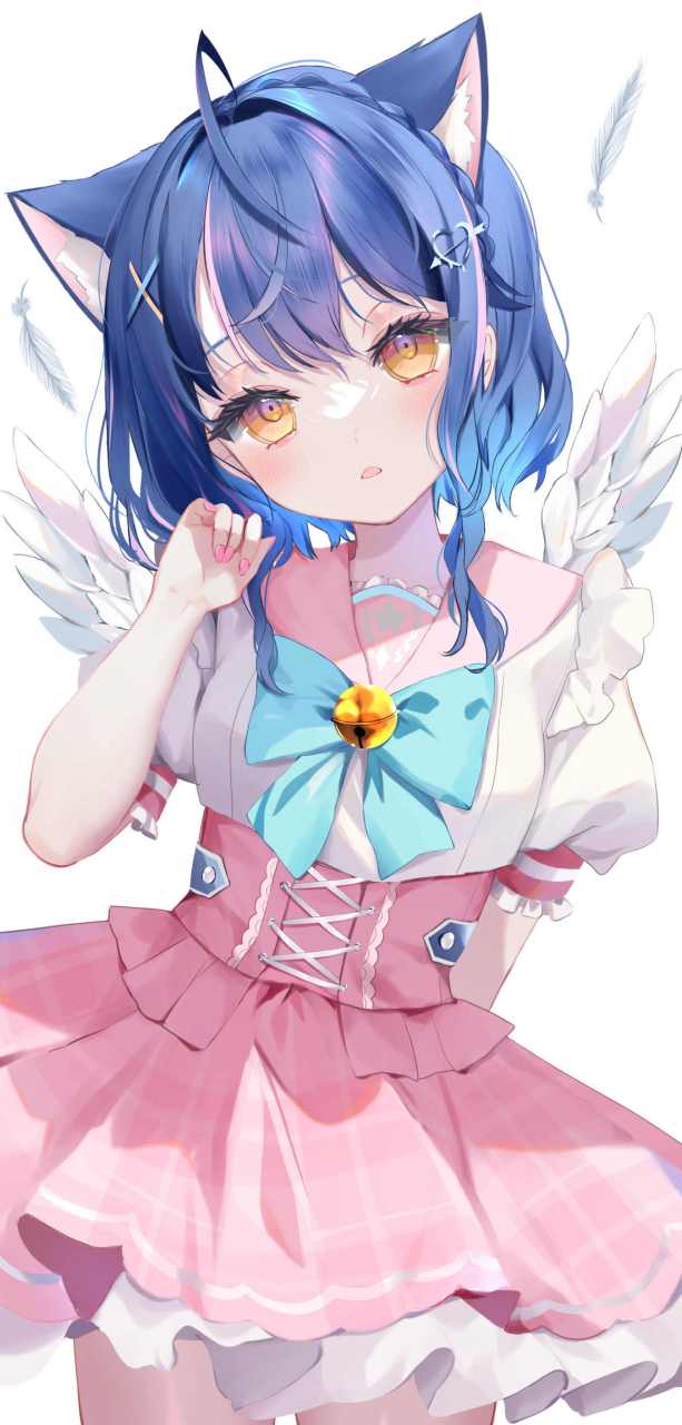 二次元# 深蓝,浅蓝,灰蓝……不同的蓝色呈现出不同的魅力,也让插画中