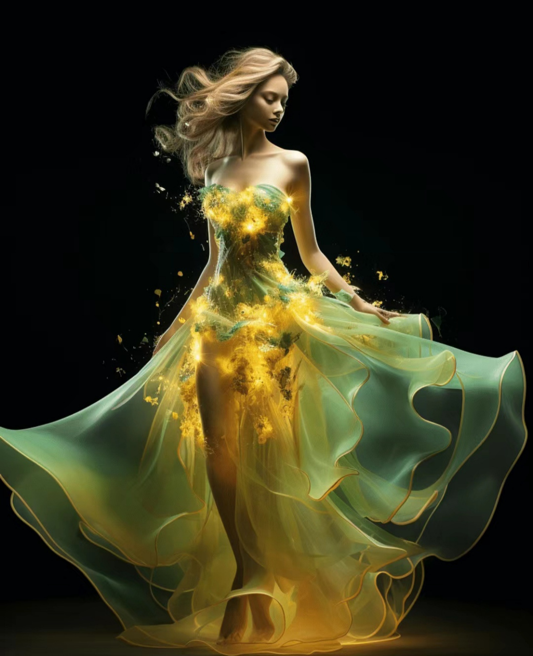 精灵公主礼服裙#我的旅行日记