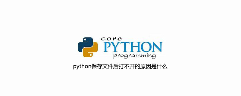 python保存后无法打开文件的原因是什么？