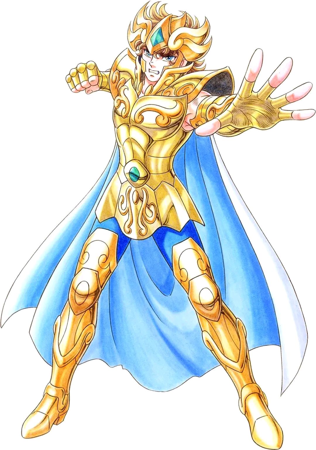 姬野美智的十二黄金圣斗士手绘稿
