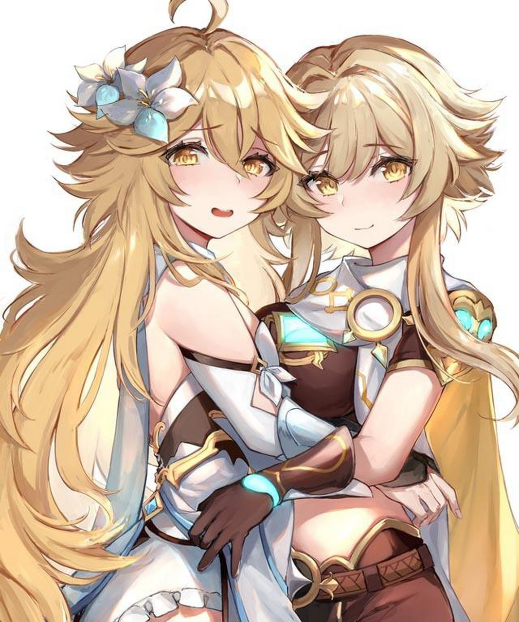 互换衣服的荧和空