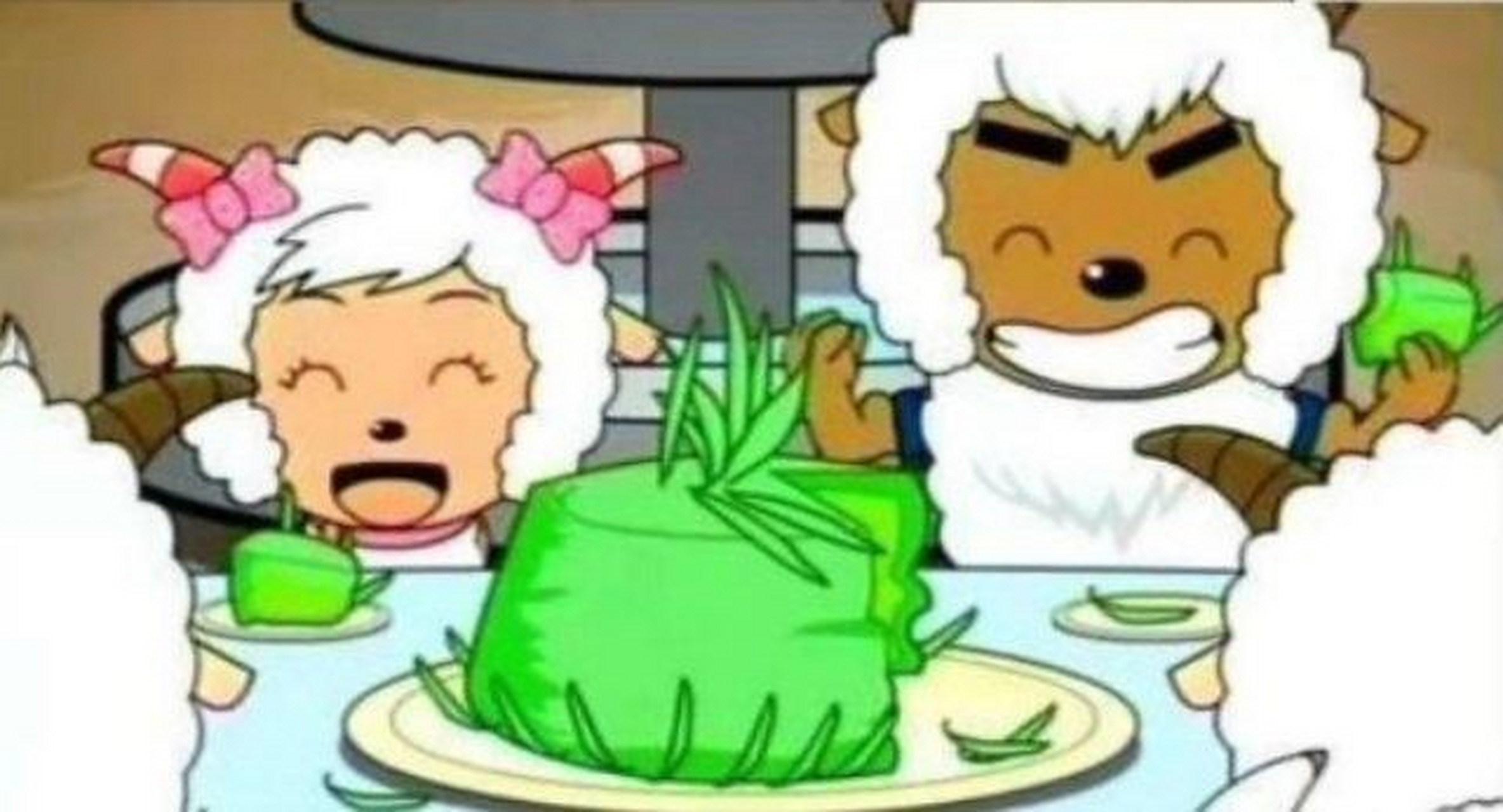 真的会有人和小懒一样喜欢吃青草蛋糕吗?#趣图搞笑