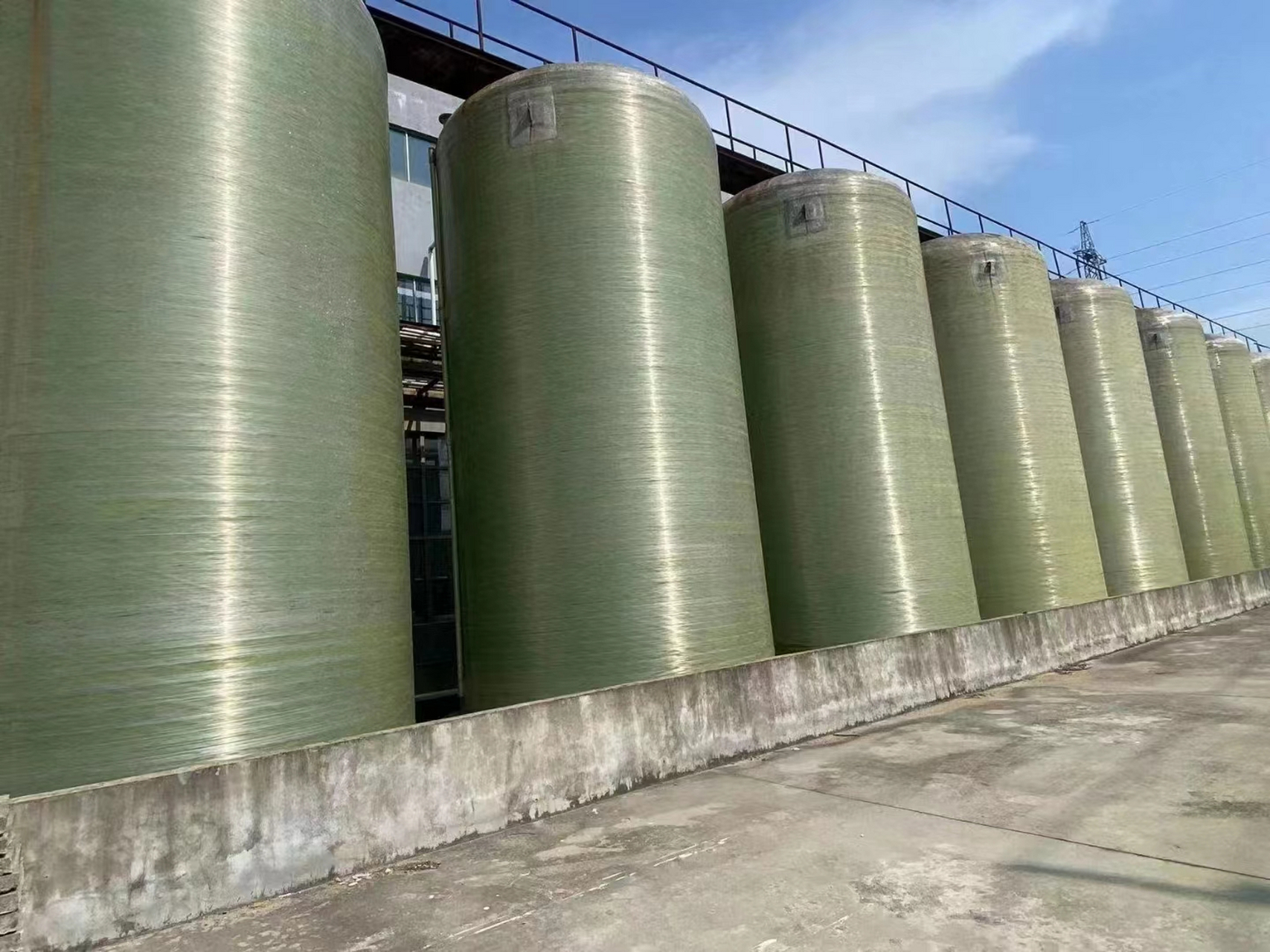 华海二手大型工业储水罐保温性好