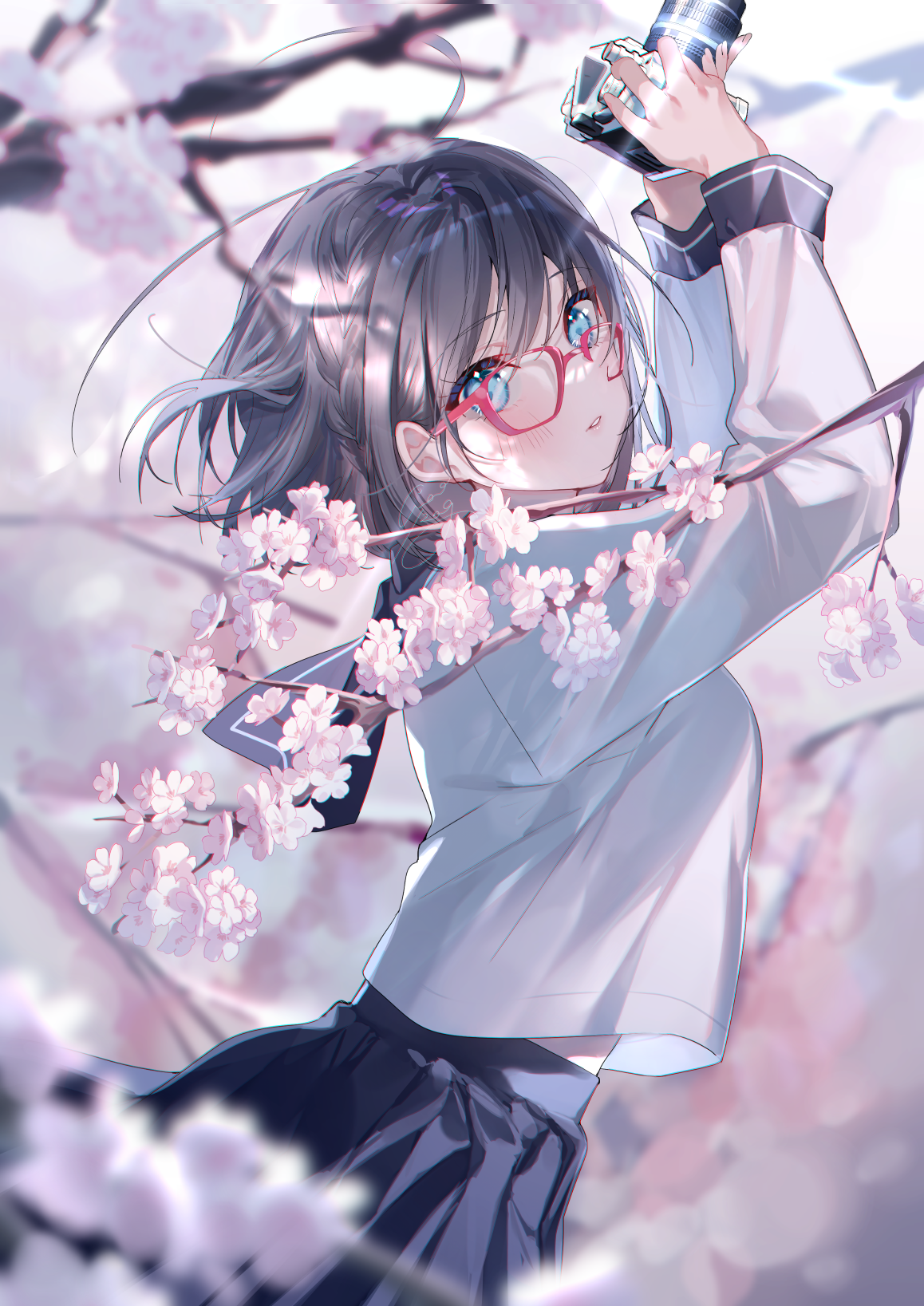 櫻花與少女