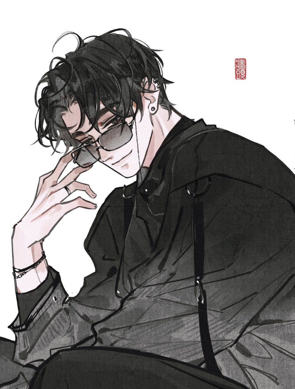 " 像对立统一的两极,像白桔梗和黑骑士. 他们是最衬彼此的人.