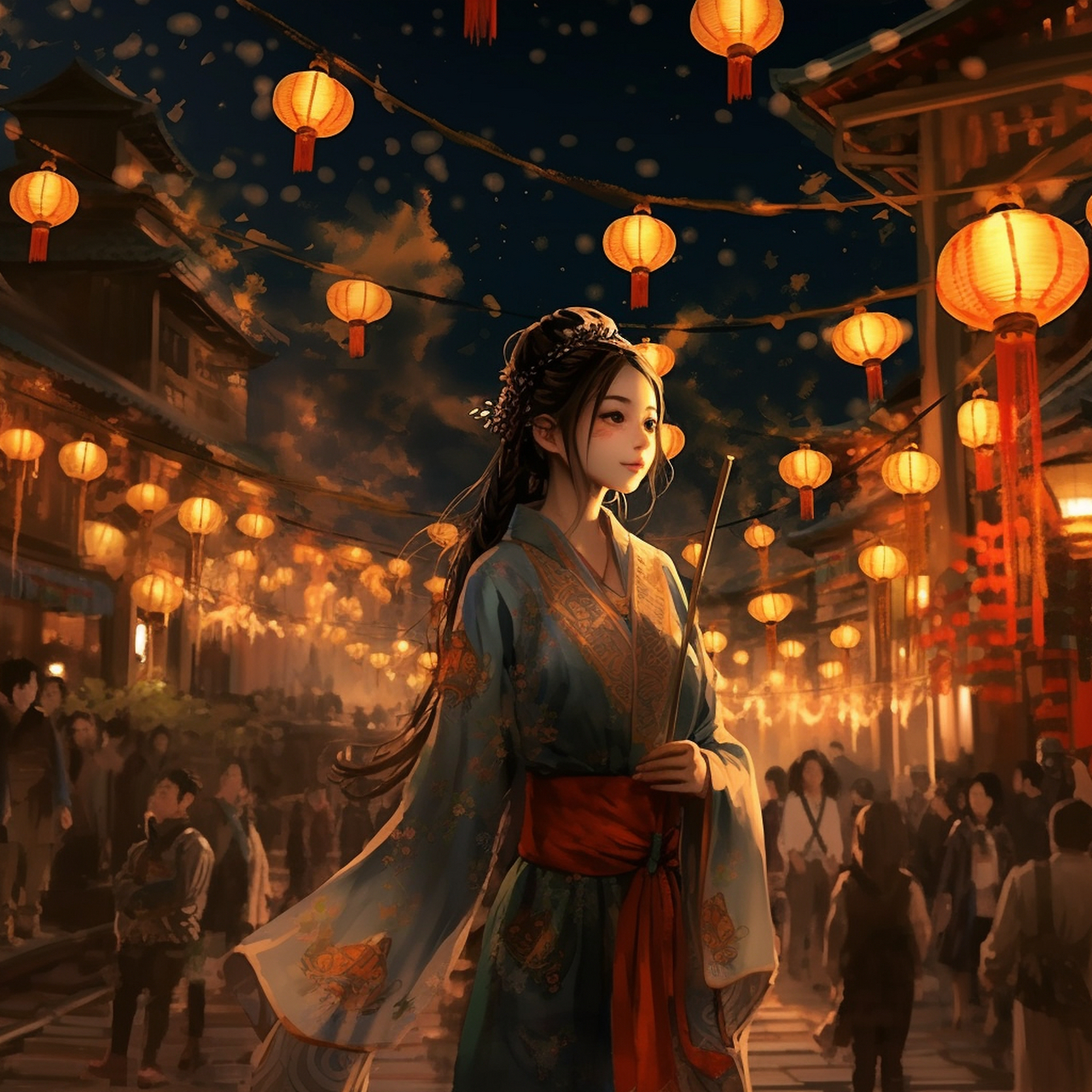 众里寻他千百度,蓦然回首,那人却在,灯火阑珊处.