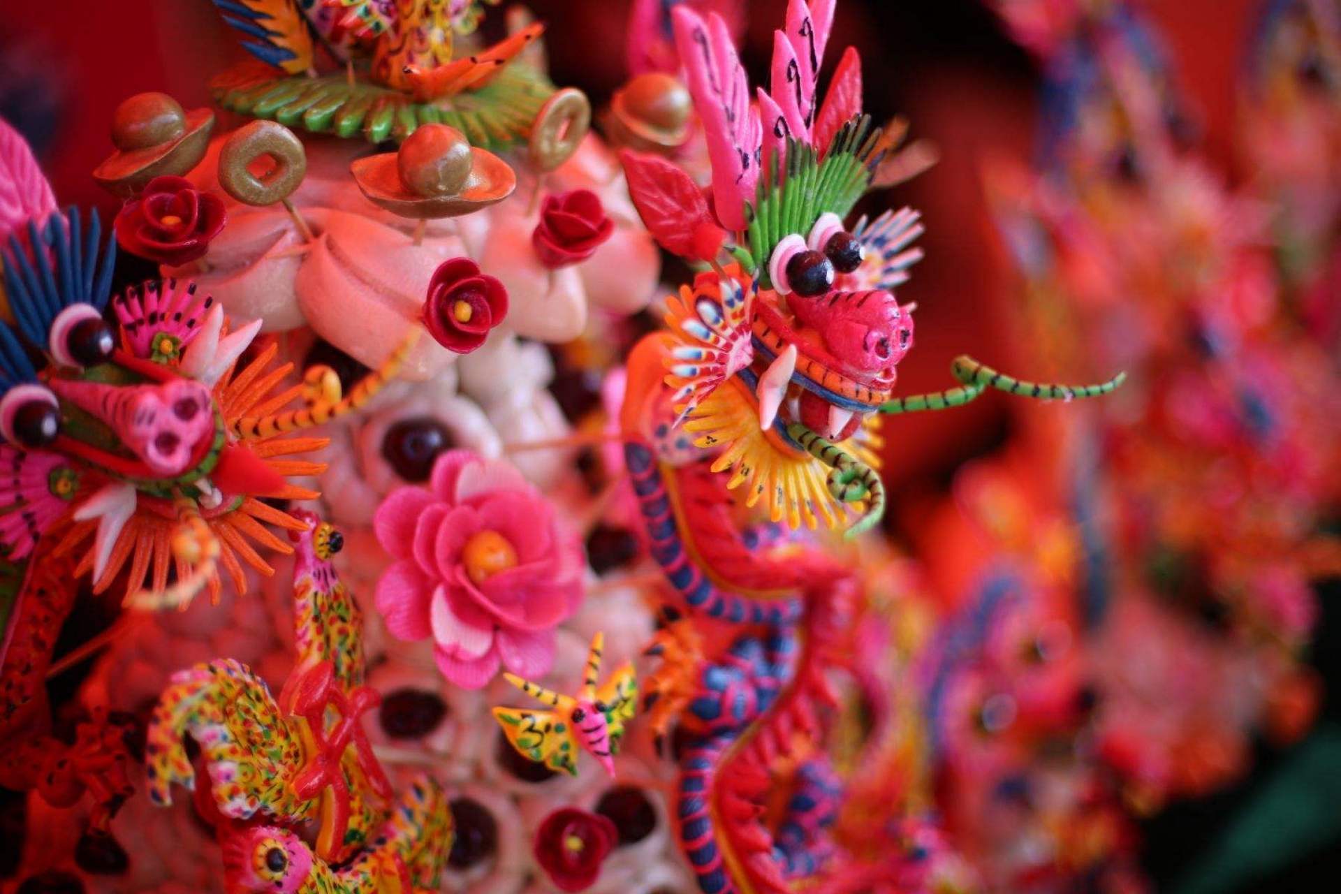 在陕西省黄陵县农村的一种民间传统风俗礼馍.