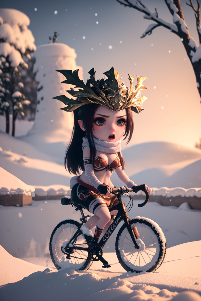 超可爱的q版美杜莎女王美图