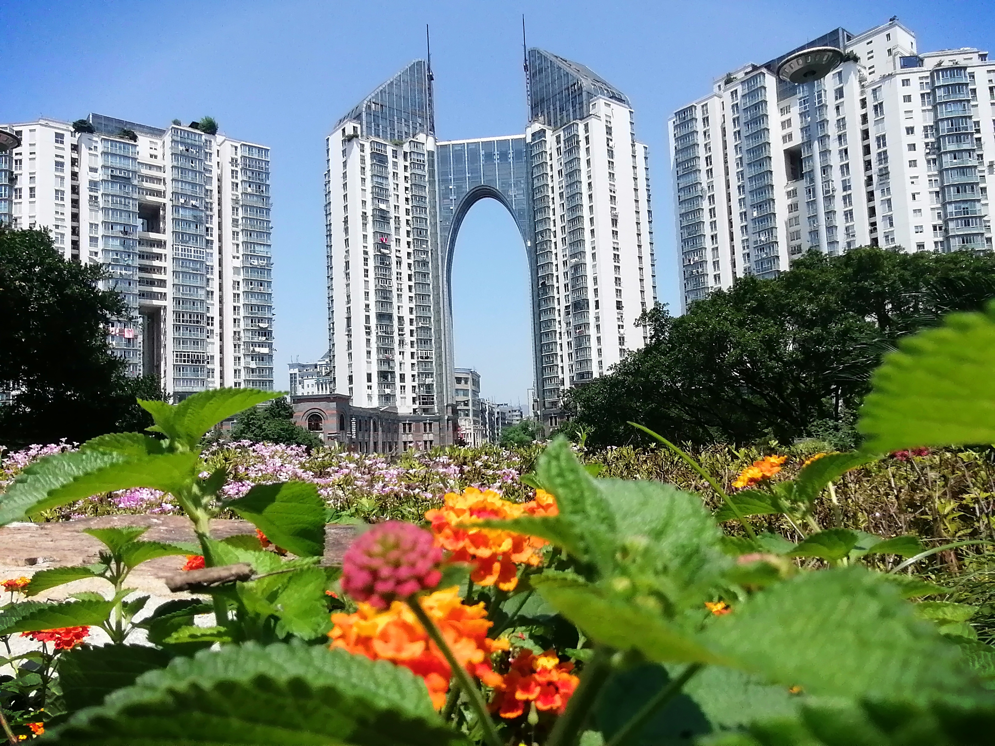 温州松台山风景