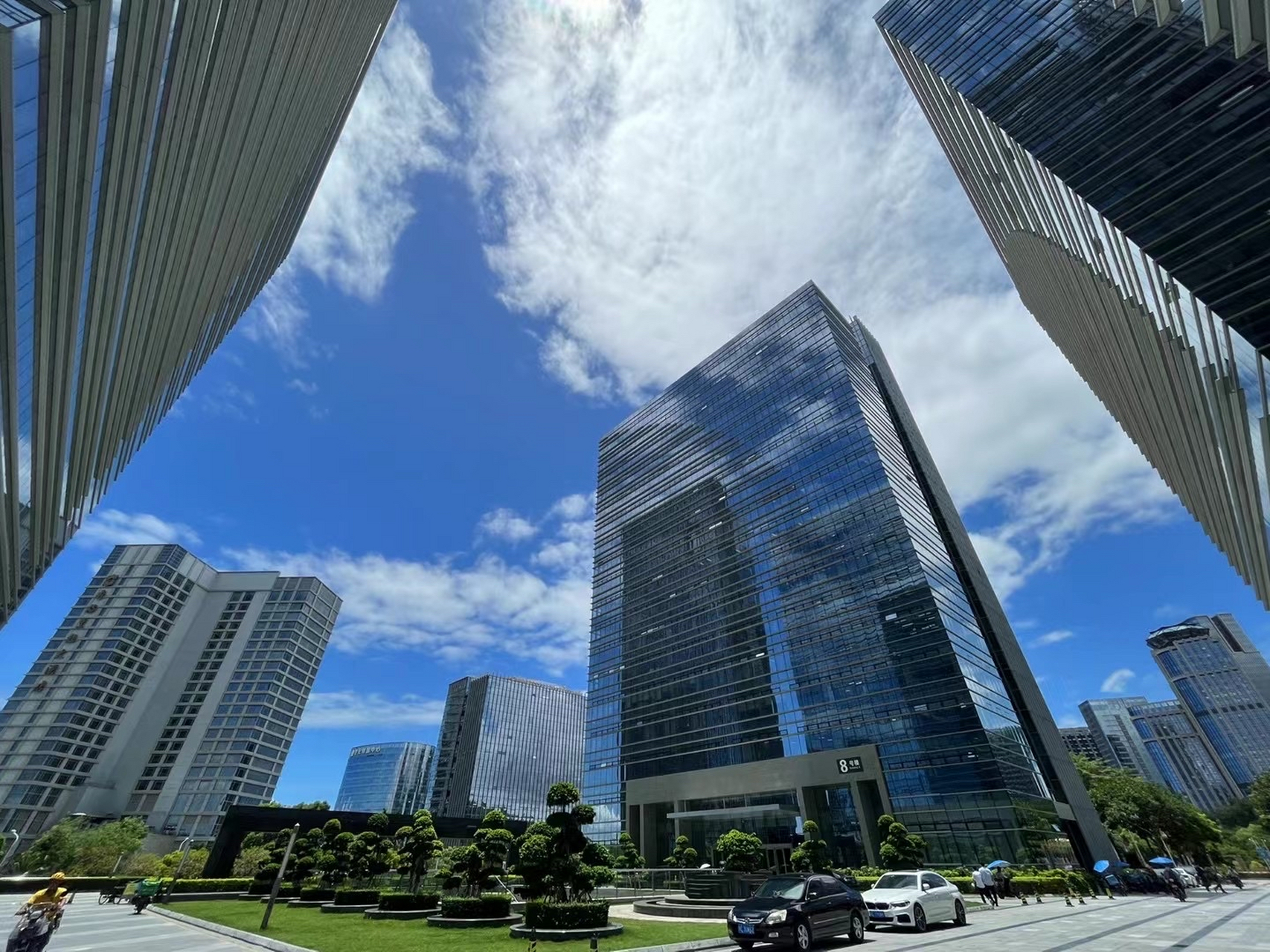 厦门海岸线,观音山商务cbd旁,在最靠近金门的地方,一国两制,统一中国!