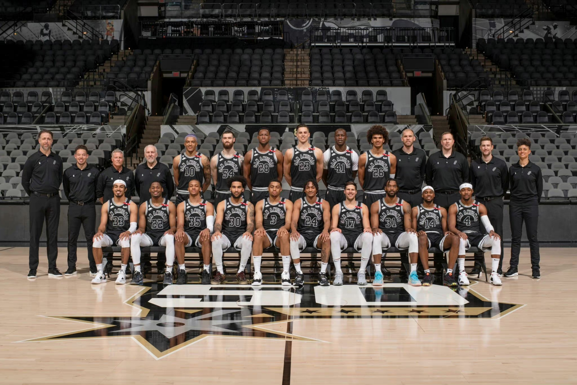 全家福:圣安东尼奥马刺队&萨克拉门托国王队