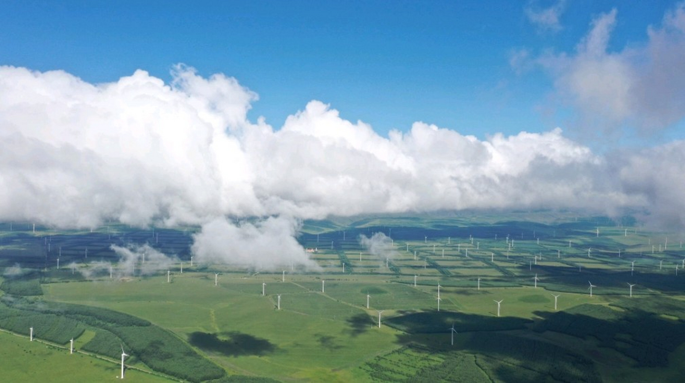 河北承德围场红松洼国家级自然保护区,是一片广袤的山地草原,大自然的
