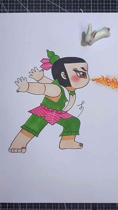 "火娃",特点是喷火,吸火,霹雳.-度小视