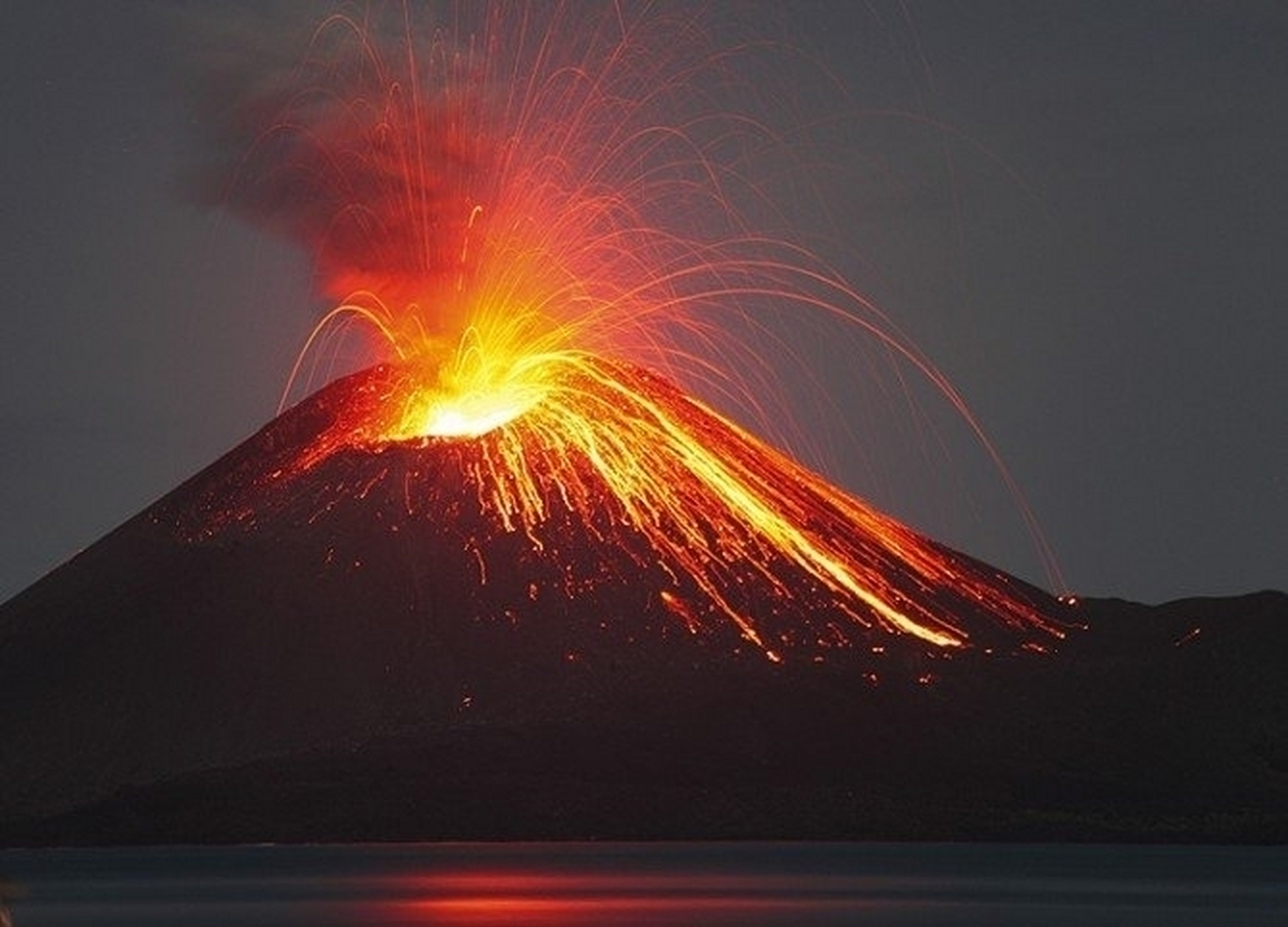 航天奇观,火山地图片