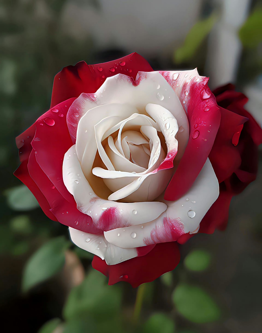 双生玫瑰花!有种不顾死活的美 这么好看的花当然要分享给你啦!