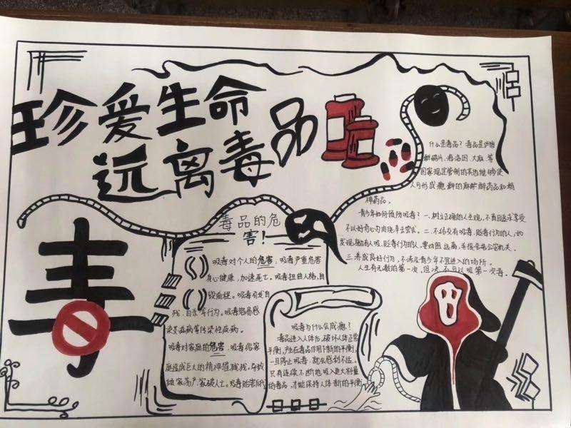 禁毒手抄报大全,远离毒品,珍爱生命,从你我做起!