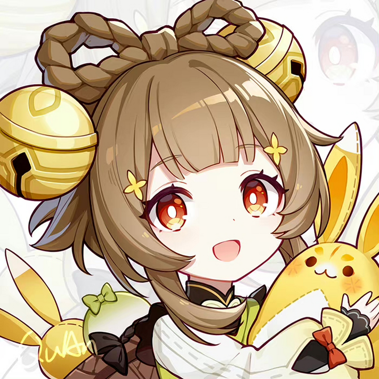 插画# 画师 quan_ 的 原神瑶瑶