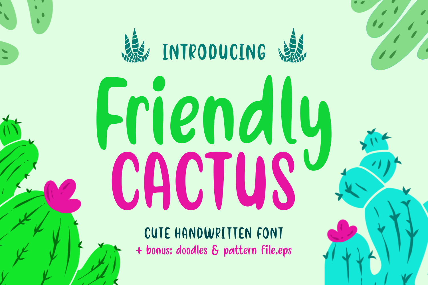 Friendly Cactus Font