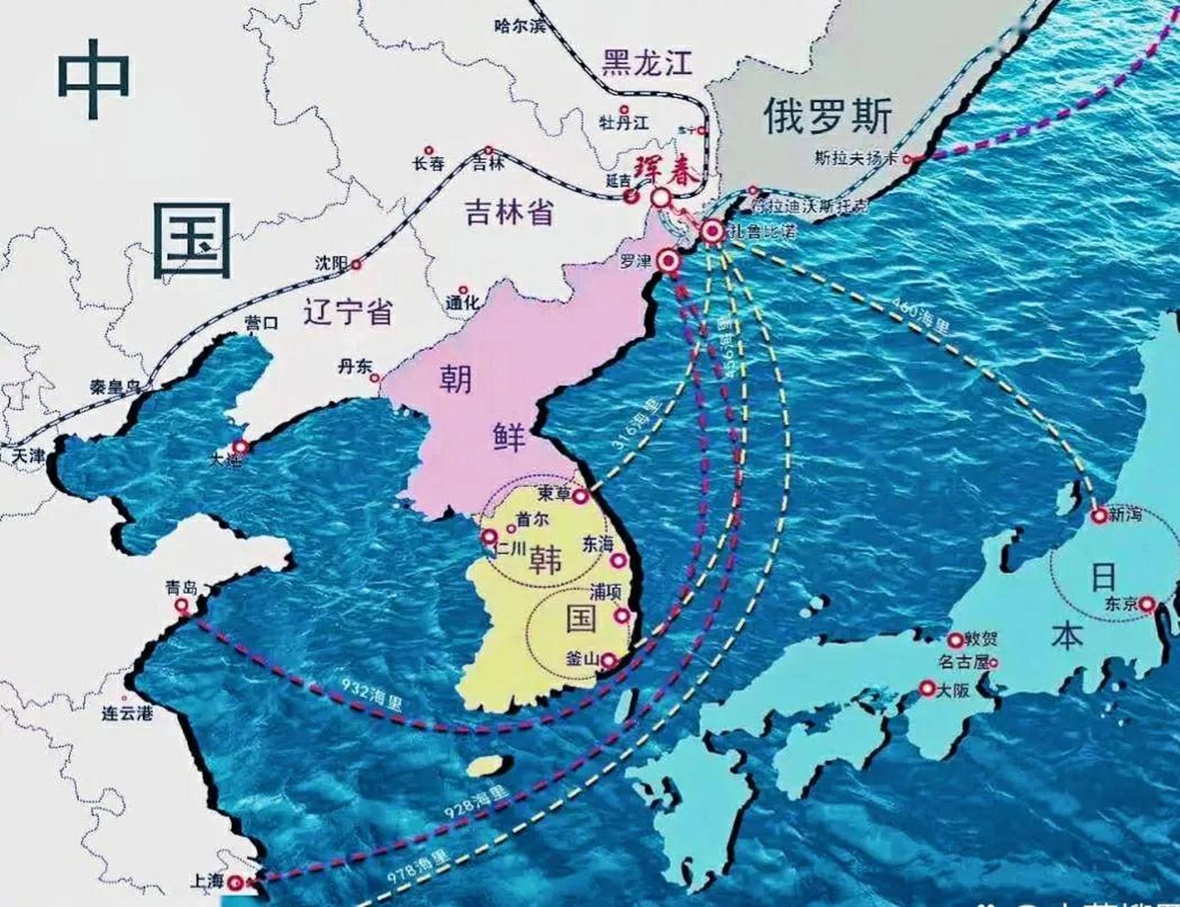 中国日本海出海口谈判图片