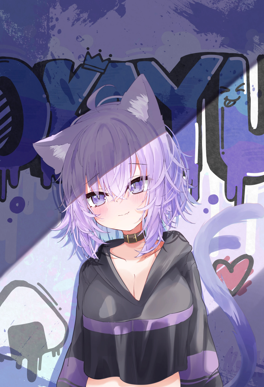 猫猫也爱你 #二次元美图#  画师昵称:遠州しょんないウォーカー