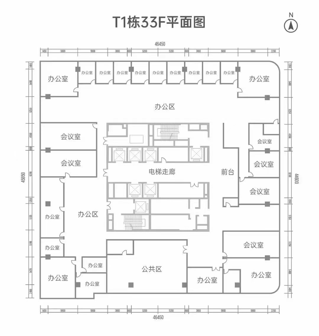 地铁口豪华办公室出租