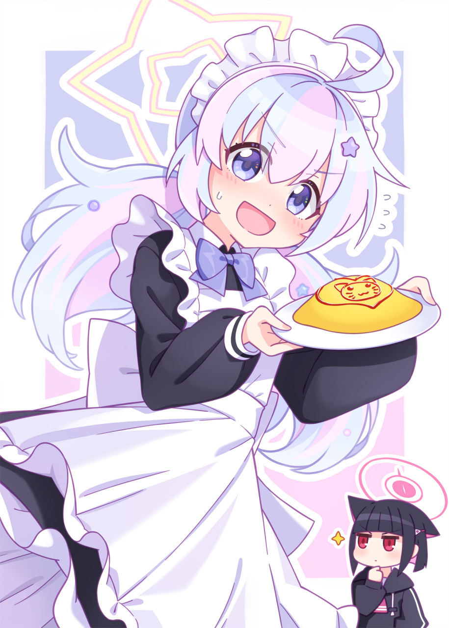 宇泽玲纱做蛋包饭[欧耶],画师:はらだ#二次元美图# #我爱二次元