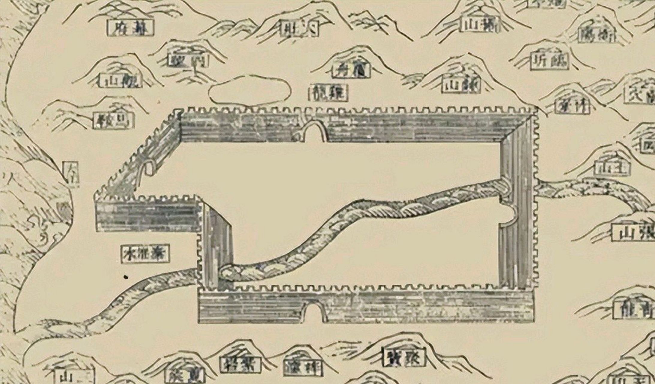 南京城三面环山,一面背水,可谓虎踞龙盘之地!