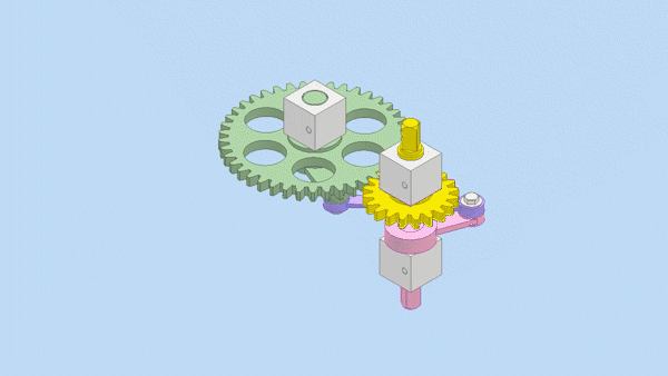 一种自动正反转齿轮的原理介绍!