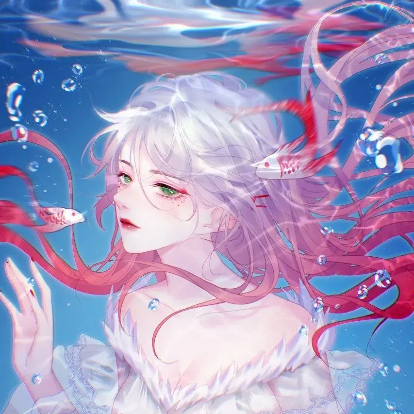 动漫女生头像|满天星辰都在你的眼里