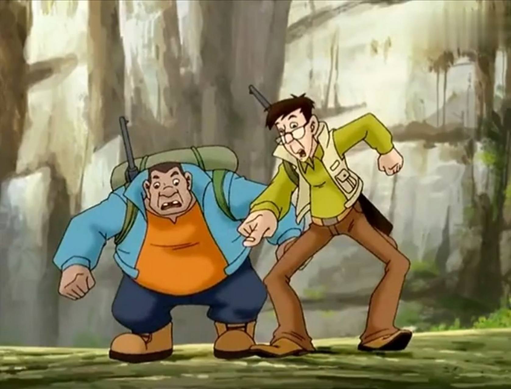 小虎还乡里偷猎的胆小兄弟,瘦瘦的那个好像老爹呐