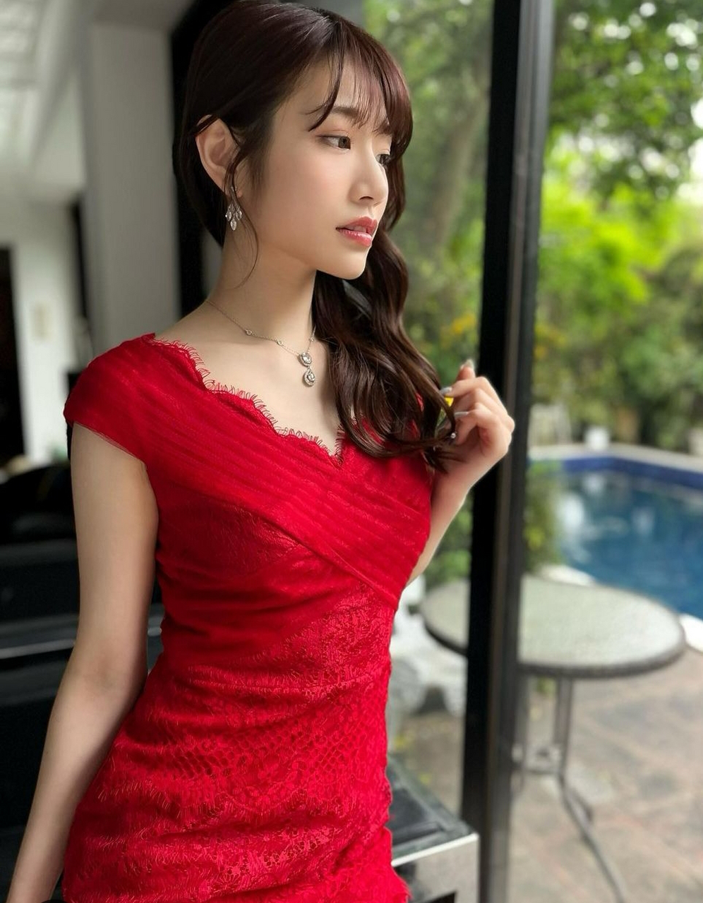 红裙子#河北彩花