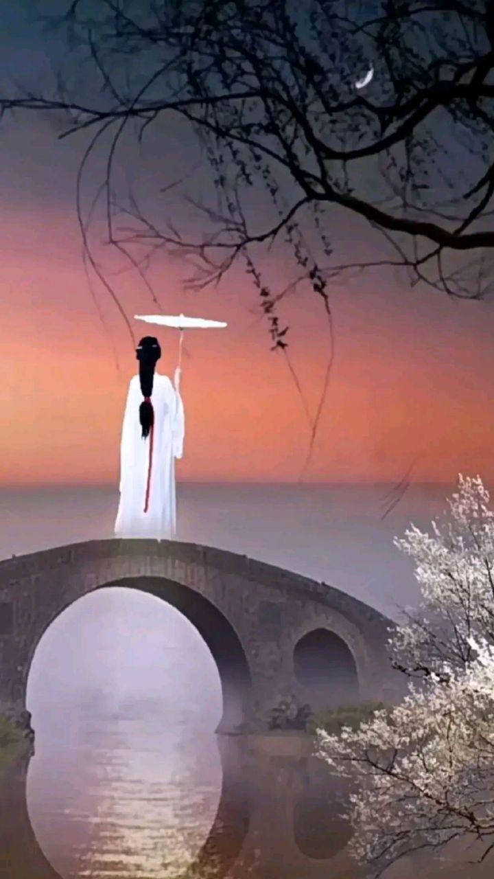 佳人倚榭轻声叹, ………… 【上联】月伴相思客; 【上联】碧水清风