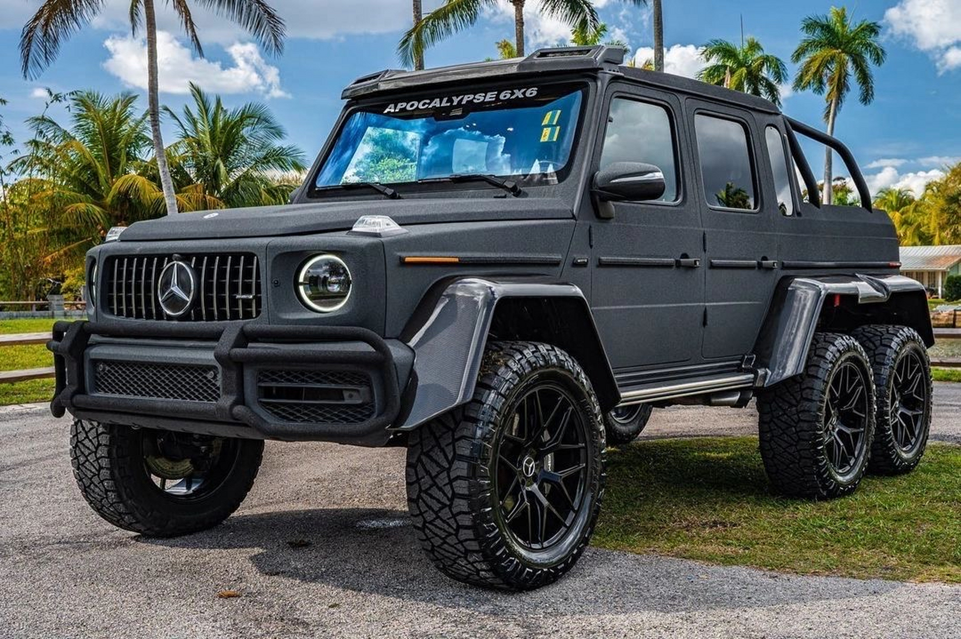 各种6x6皮卡车#皮卡改装# #丰田坦途