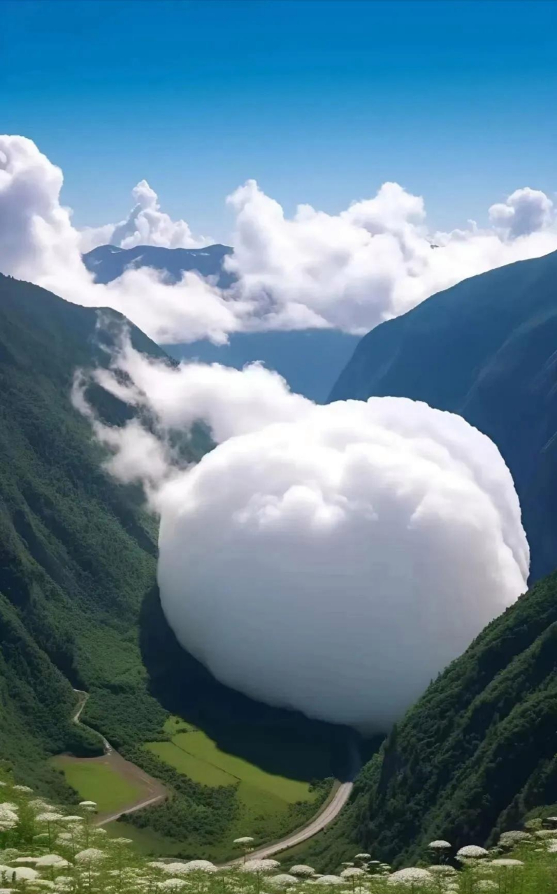 你说这是白云,我不信,明明是棉花糖#趣图搞笑