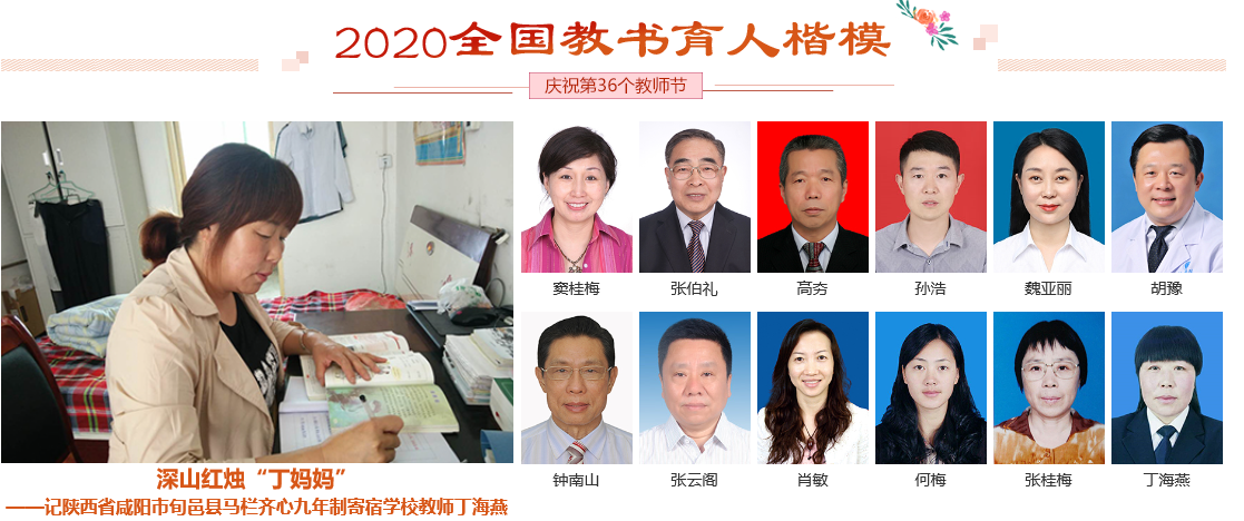 2020全国教书育人楷模简介