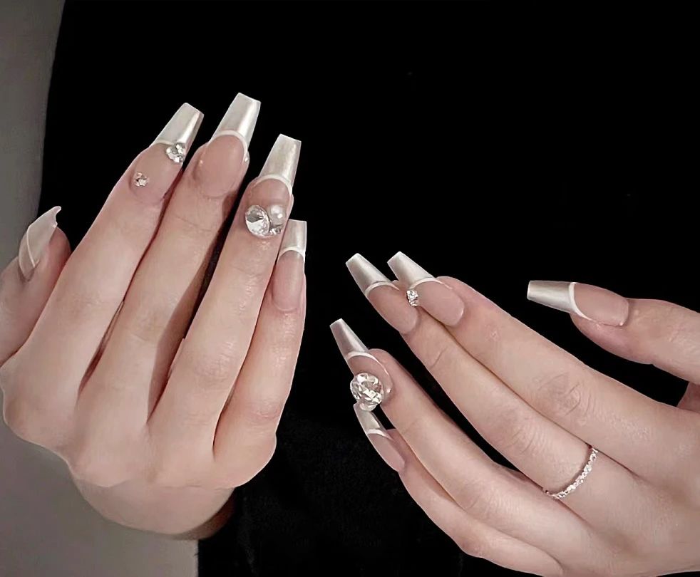 超火的芭蕾美甲,精致女孩必备!