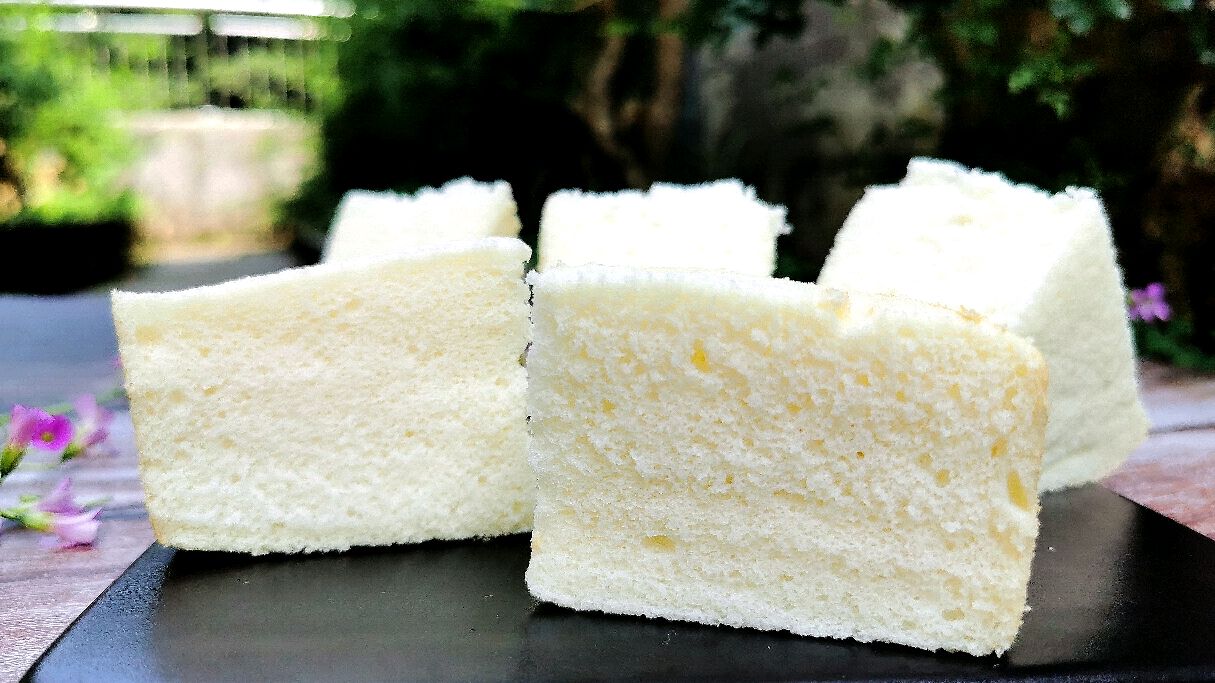 只要蛋清就能做的天使蛋糕,洁白如雪高颜值,香甜松软有营养