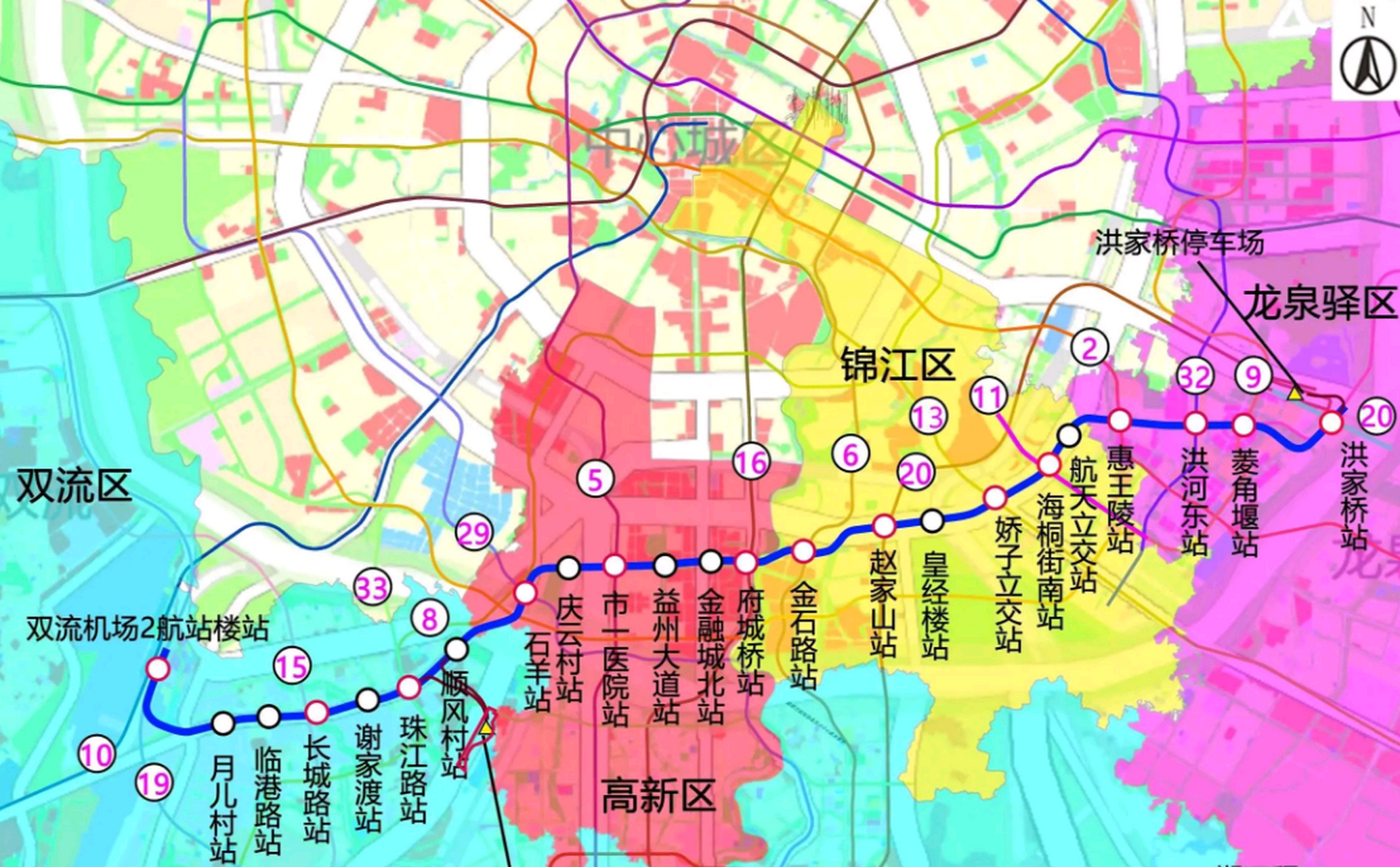成都地铁30号线规划图图片