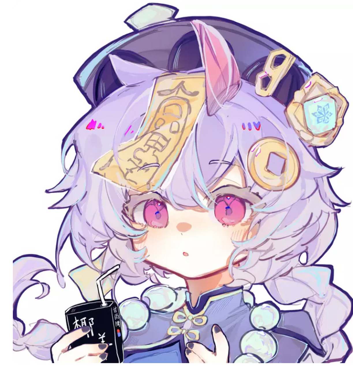 可爱的七七宝宝#原神# #七七