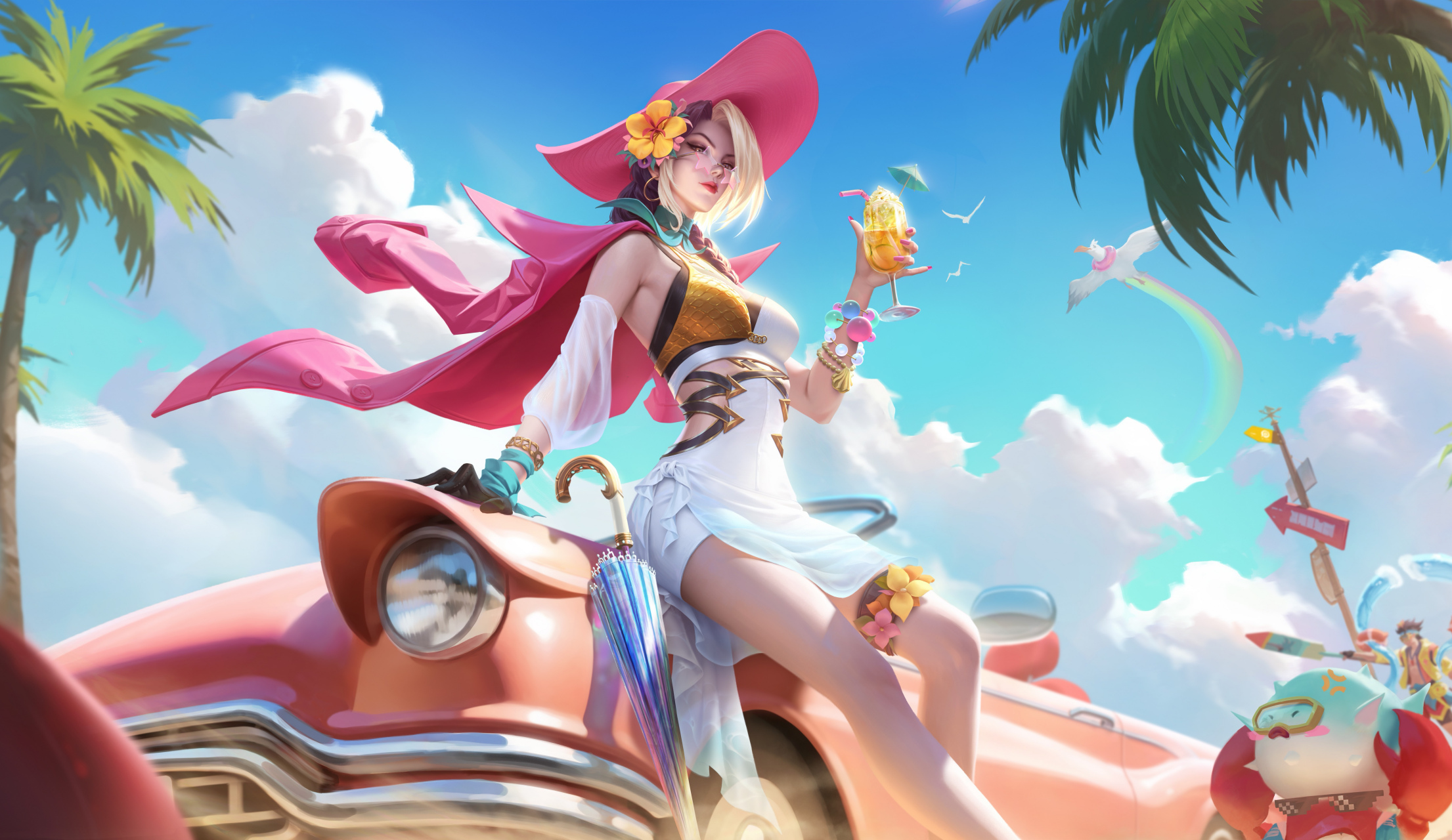 米莱狄的新皮肤在颜值和创意方面都有不错的表现.