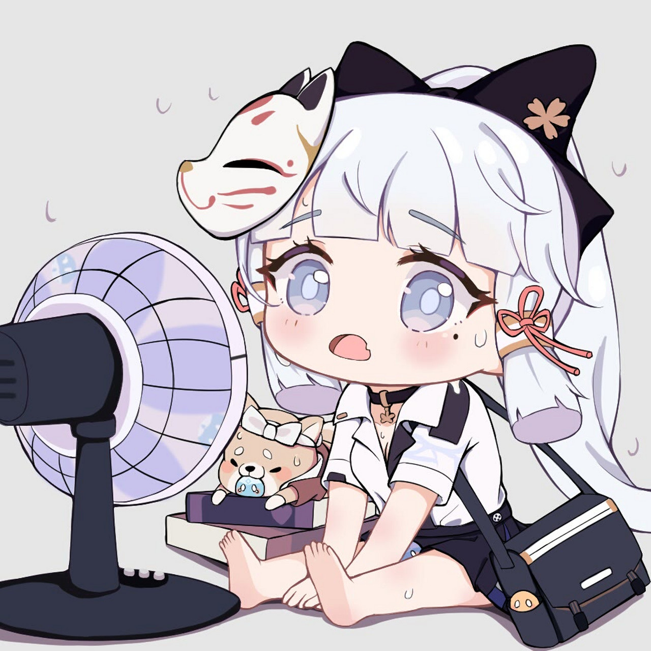 谁还不是个小宝宝呀!#动漫美图# #原神