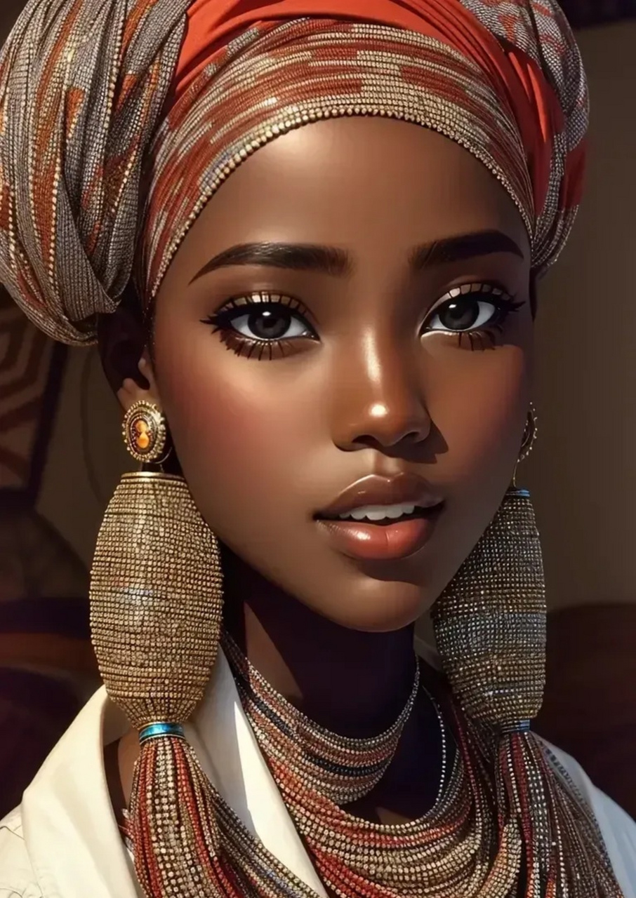 大家觉很这个黑人美女漂亮吗,我觉得她太美了.