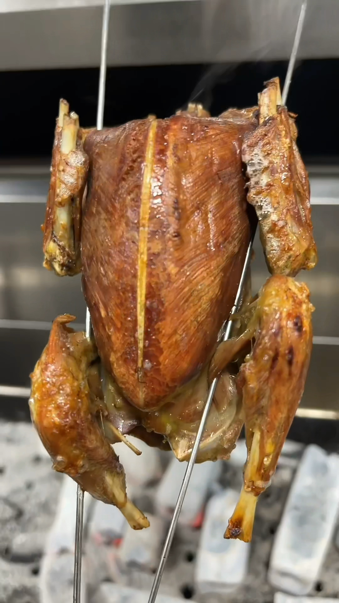 烧烤教程黄纸烧鸽子