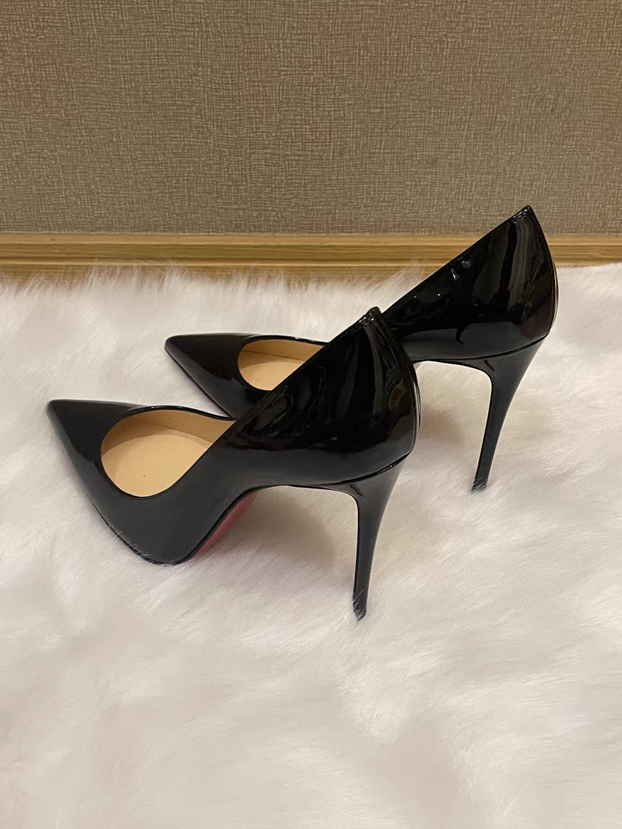 超美的红底鞋超细跟12厘米高跟