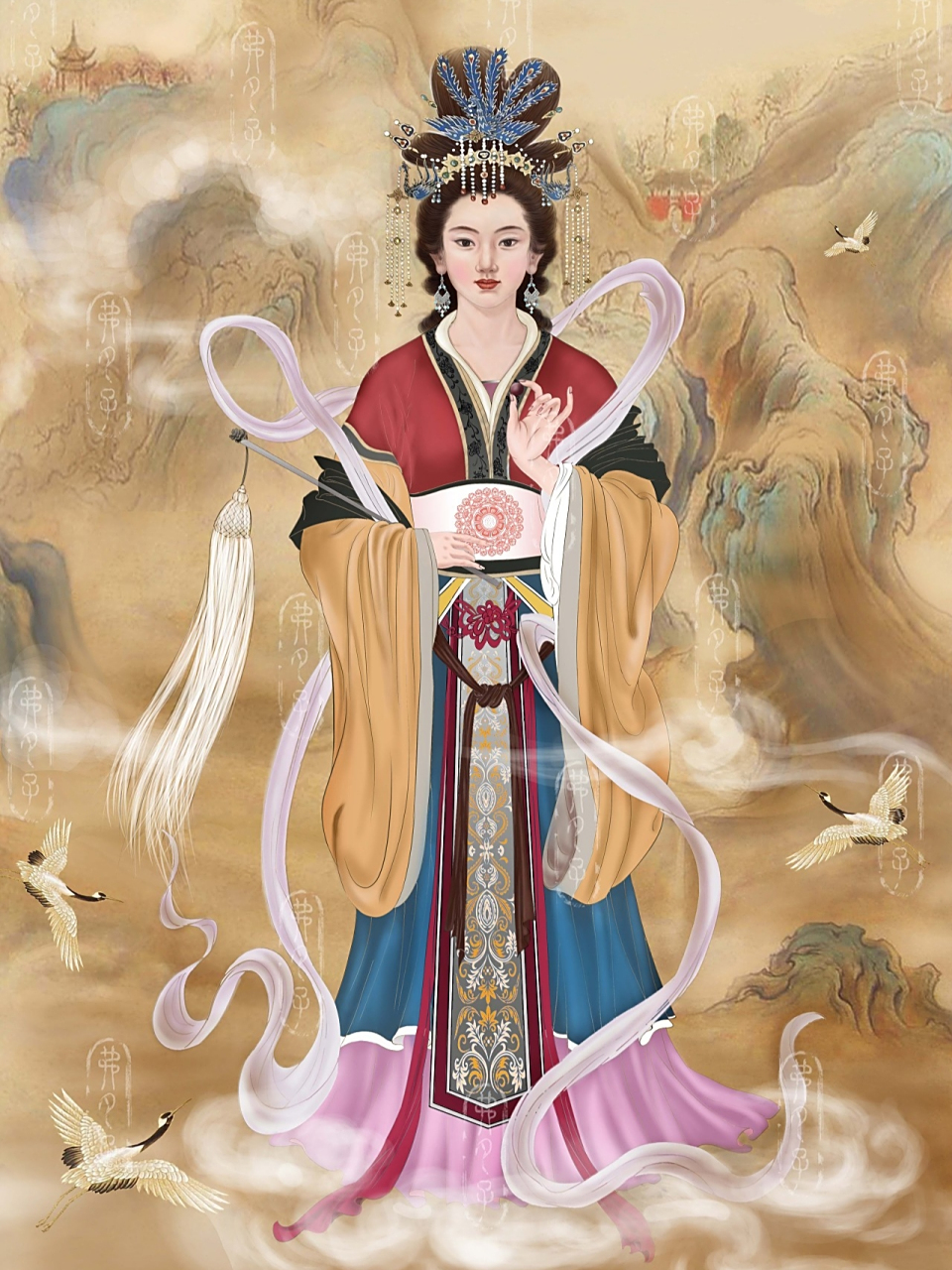 碧霞元君,即天仙玉女泰山碧霞元君,俗称泰山娘娘,泰山老奶奶,泰山