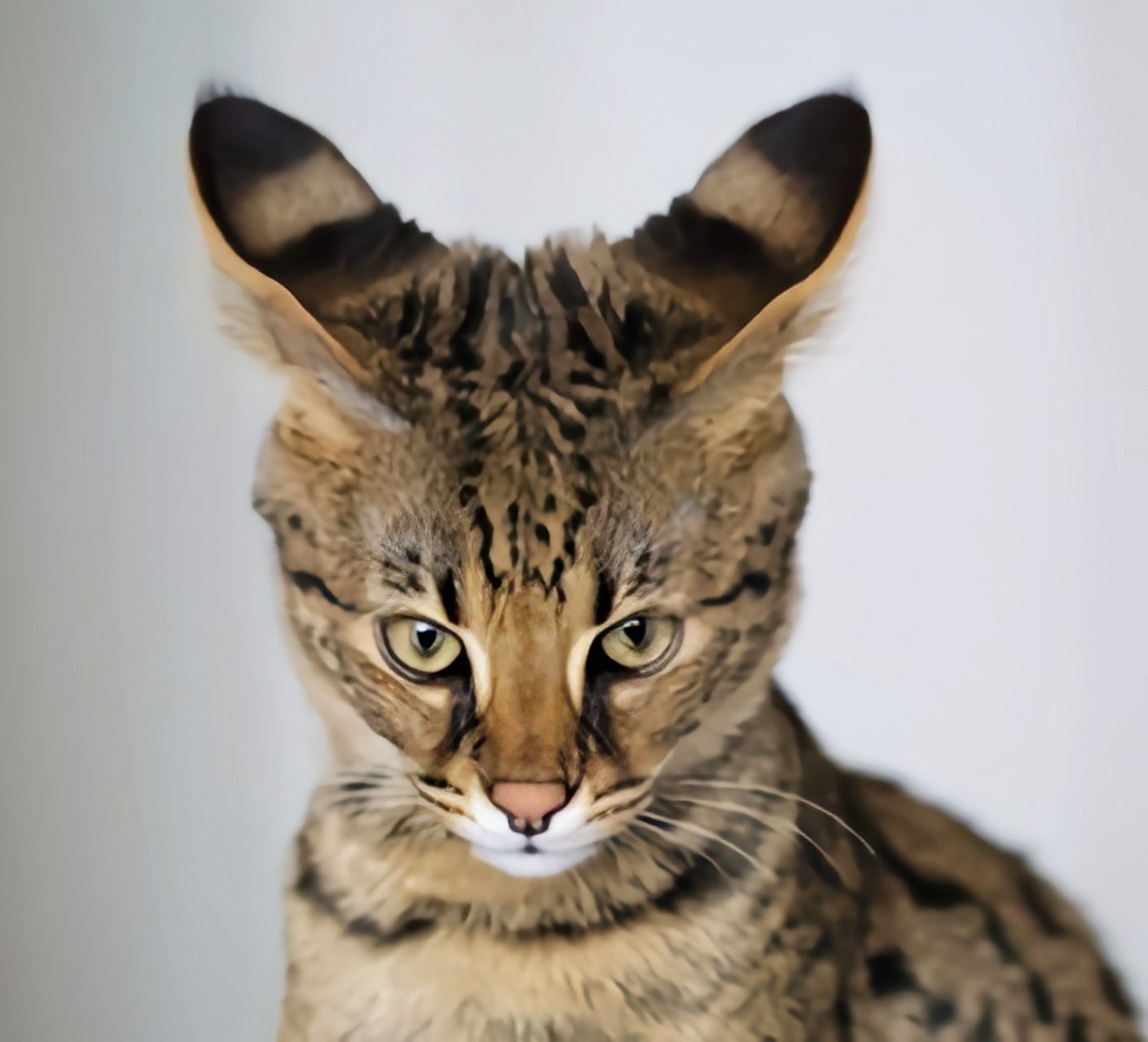 每天认识一种动物——热带草原猫 热带草原猫别名萨凡纳猫,杂交猫科