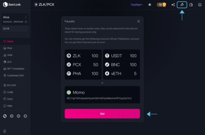 【波卡项目空投】波卡首个跨链 DEX 协议 Zenlink 正式开启公测,参与公测赢取限量版 NFT 及海量 ZLK 空投!必须使用电脑! 【波卡项目空投】波卡首个跨链 DEX 协议 Zenlink 正式开启公测,参与公测赢取限量版 NFT 及海量 ZLK 空投!必须使用电脑!